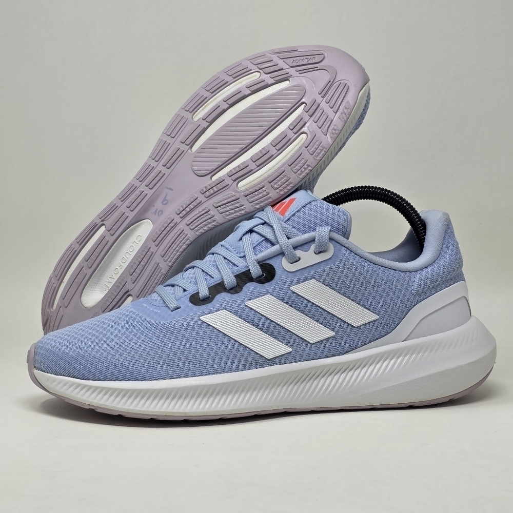 Adidas Run Falcon Women's  3.0 Athletic Shoes Blue White Size 8.5 Pre-owned